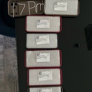 Premium Black and Red Phone Cases
